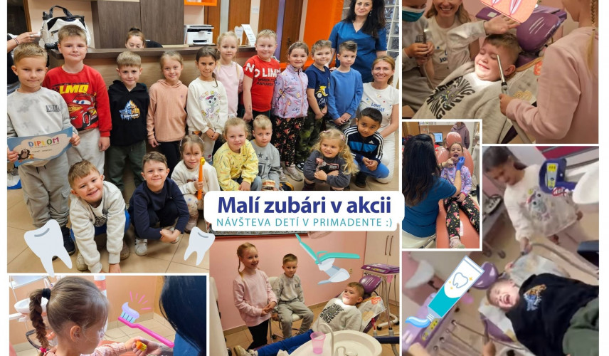 Veselá návšteva detí v Primadente